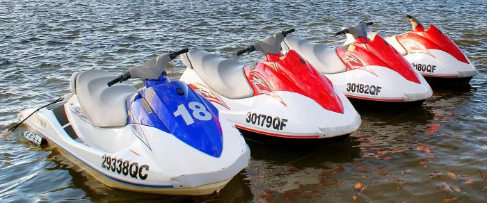 Jetski water pollution